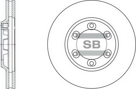 Hi-Q SD4504 - Brake Disc autospares.lv