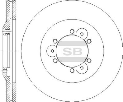 Hi-Q SD4511 - Brake Disc autospares.lv