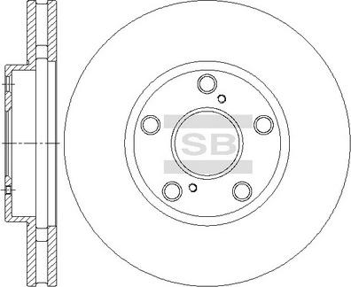 Hi-Q SD4694 - Brake Disc autospares.lv