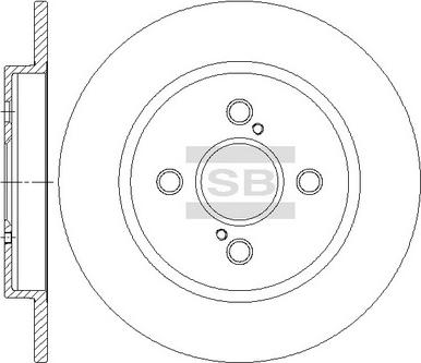 Hi-Q SD4695 - Brake Disc autospares.lv