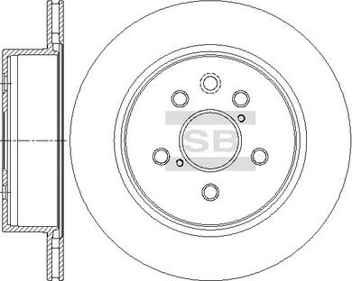 Hi-Q SD4649 - Brake Disc autospares.lv