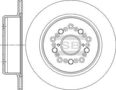 Hi-Q SD4646 - Brake Disc autospares.lv