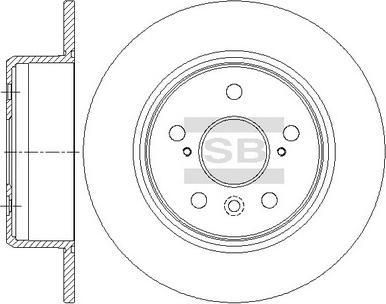 Hi-Q SD4642 - Brake Disc autospares.lv