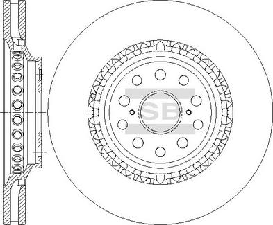 Hi-Q SD4656 - Brake Disc autospares.lv