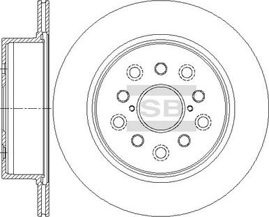 Hi-Q SD4650 - Brake Disc autospares.lv