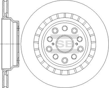 Hi-Q SD4651 - Brake Disc autospares.lv