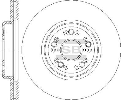 Hi-Q SD4657 - Brake Disc autospares.lv