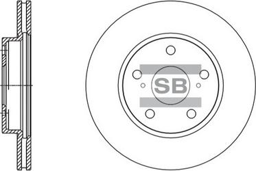 Hi-Q SD4604 - Brake Disc autospares.lv