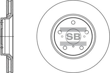 Hi-Q SD4605 - Brake Disc autospares.lv