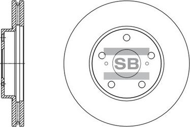 Hi-Q SD4607 - Brake Disc autospares.lv