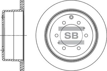 Hi-Q SD4612 - Brake Disc autospares.lv