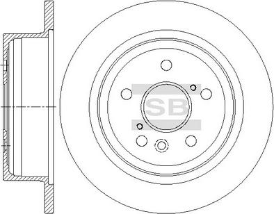 Hi-Q SD4639 - Brake Disc autospares.lv