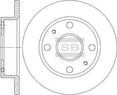 Hi-Q SD4636 - Brake Disc autospares.lv