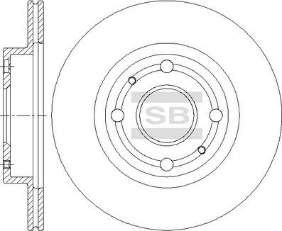 Hi-Q SD4637 - Brake Disc autospares.lv