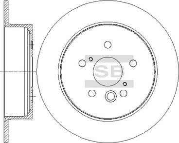 Hi-Q SD4623 - Brake Disc autospares.lv