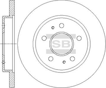 Hi-Q SD4622 - Brake Disc autospares.lv