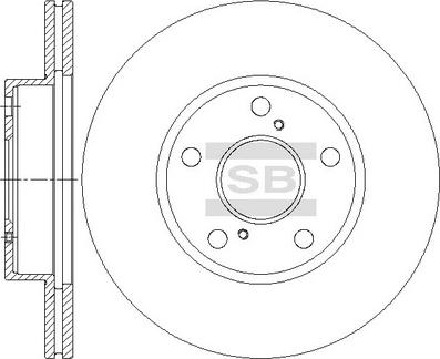 Hi-Q SD4670 - Brake Disc autospares.lv