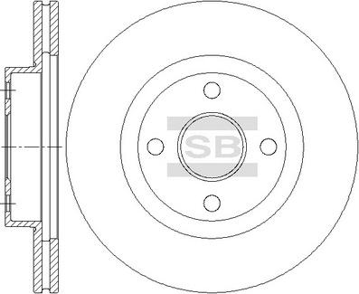 Hi-Q SD4671 - Brake Disc autospares.lv