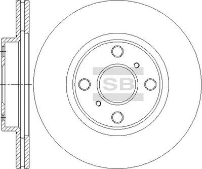 Hi-Q SD4678 - Brake Disc autospares.lv