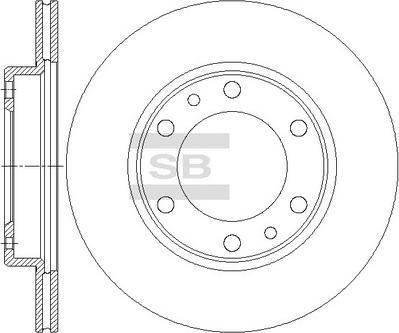 Hi-Q SD4672 - Brake Disc autospares.lv