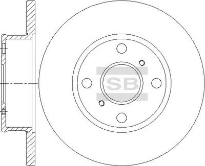 Hi-Q SD4677 - Brake Disc autospares.lv