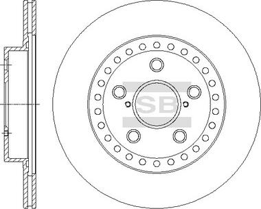 Hi-Q SD4048 - Brake Disc autospares.lv