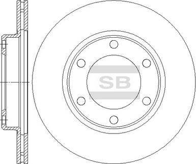 Hi-Q SD4043 - Brake Disc autospares.lv