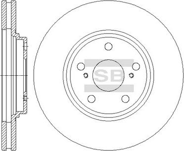 Hi-Q SD4047 - Brake Disc autospares.lv