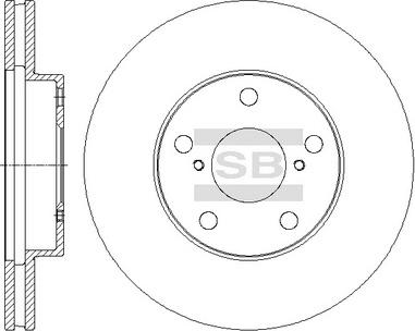 Hi-Q SD4050 - Brake Disc autospares.lv