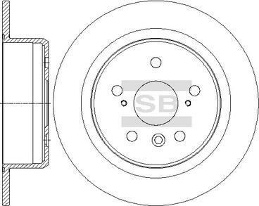 Hi-Q SD4052 - Brake Disc autospares.lv