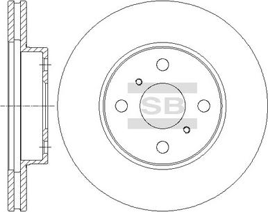 Hi-Q SD4061 - Brake Disc autospares.lv