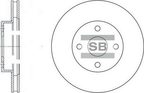 Hi-Q SD4008 - Brake Disc autospares.lv