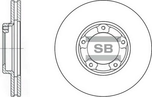 Hi-Q SD4002 - Brake Disc autospares.lv