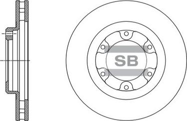 Hi-Q SD4089 - Brake Disc autospares.lv