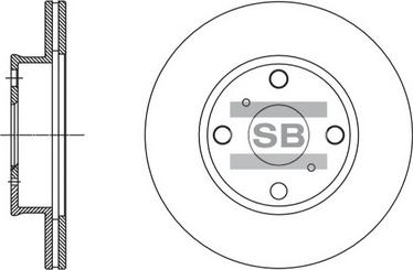 Hi-Q SD4080 - Brake Disc autospares.lv