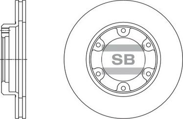 Hi-Q SD4088 - Brake Disc autospares.lv