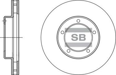 Hi-Q SD4087 - Brake Disc autospares.lv