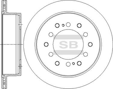 Hi-Q SD4039 - Brake Disc autospares.lv
