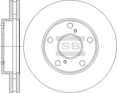 Hi-Q SD4031 - Brake Disc autospares.lv