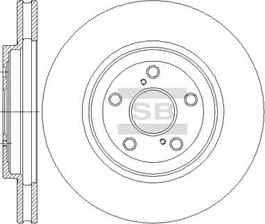 Hi-Q SD4033 - Brake Disc autospares.lv