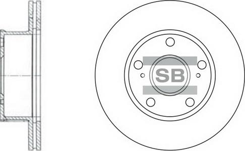 Hi-Q SD4025 - Brake Disc autospares.lv