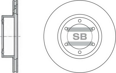 Hi-Q SD4020 - Brake Disc autospares.lv