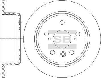 Hi-Q SD4074 - Brake Disc autospares.lv