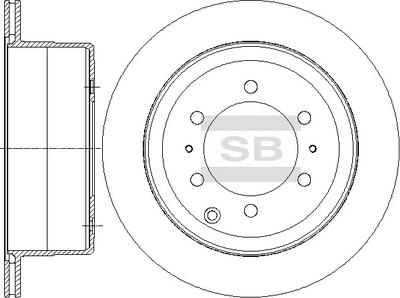 Hi-Q SD4075 - Brake Disc autospares.lv