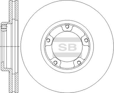 Hi-Q SD4070 - Brake Disc autospares.lv