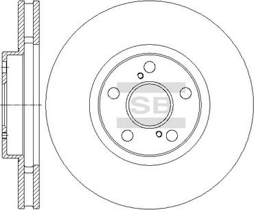 Hi-Q SD4071 - Brake Disc autospares.lv