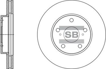 Hi-Q SD4078 - Brake Disc autospares.lv