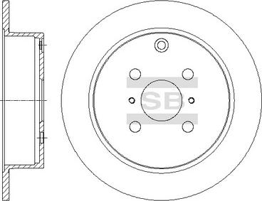 Hi-Q SD4073 - Brake Disc autospares.lv