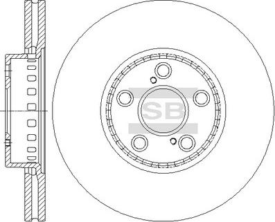 Hi-Q SD4072 - Brake Disc autospares.lv