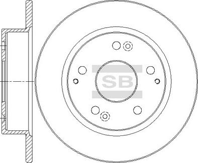 Hi-Q SD4140 - Brake Disc autospares.lv